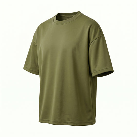 Glork Medium Polyester T-Shirt, Olive